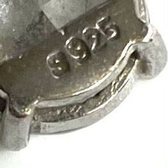 AFX# Sterling 925 Silver & Sim Diamond pendant - Picture 10 of 12
